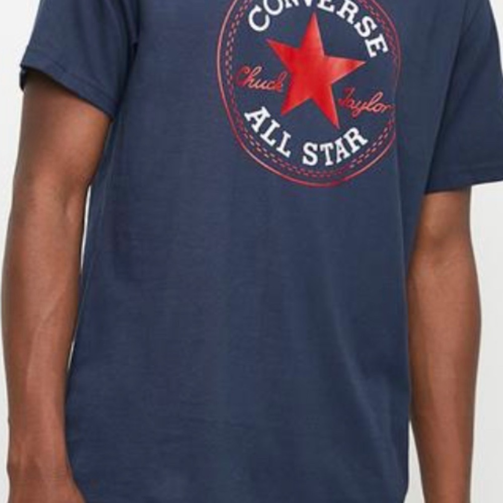 Converse Men's Navy Blue T-Shirt M
